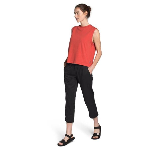 The North Face Women’s Aphrodite Motion Capris Black Size Large Hiking / Active - Picture 1 of 7